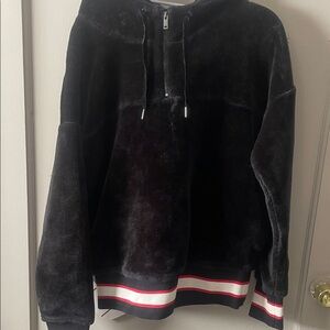 UGG Black Fleece Zip-Up Sweater